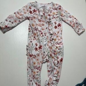 Caden Lane Footed Zip Romper